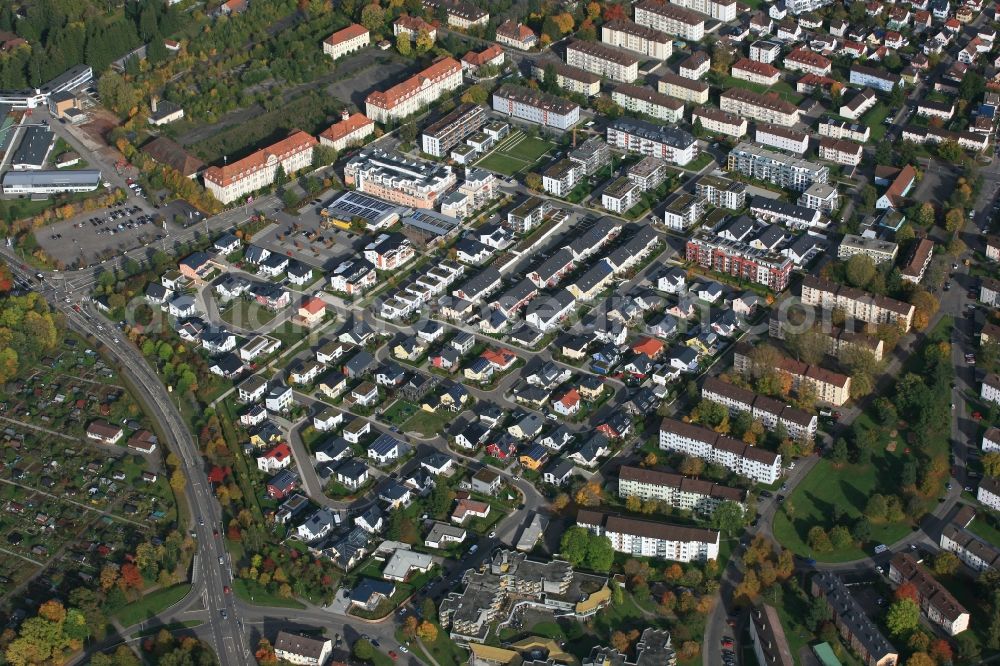 Aerial image Villingen-Schwenningen - New residential area Welvert in the district Villingen in Villingen-Schwenningen in the state Baden-Wuerttemberg, Germany