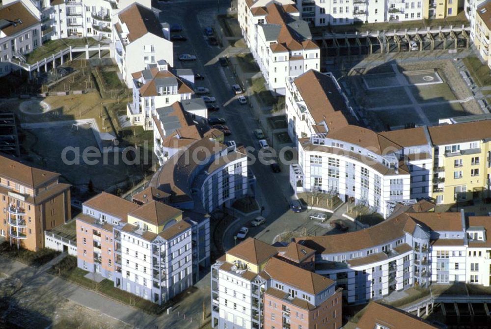 POTSDAM / BRANDENBURG from above - Neubau des Wohngebiets Am Kirchsteigfeld in Potsdam. 1995