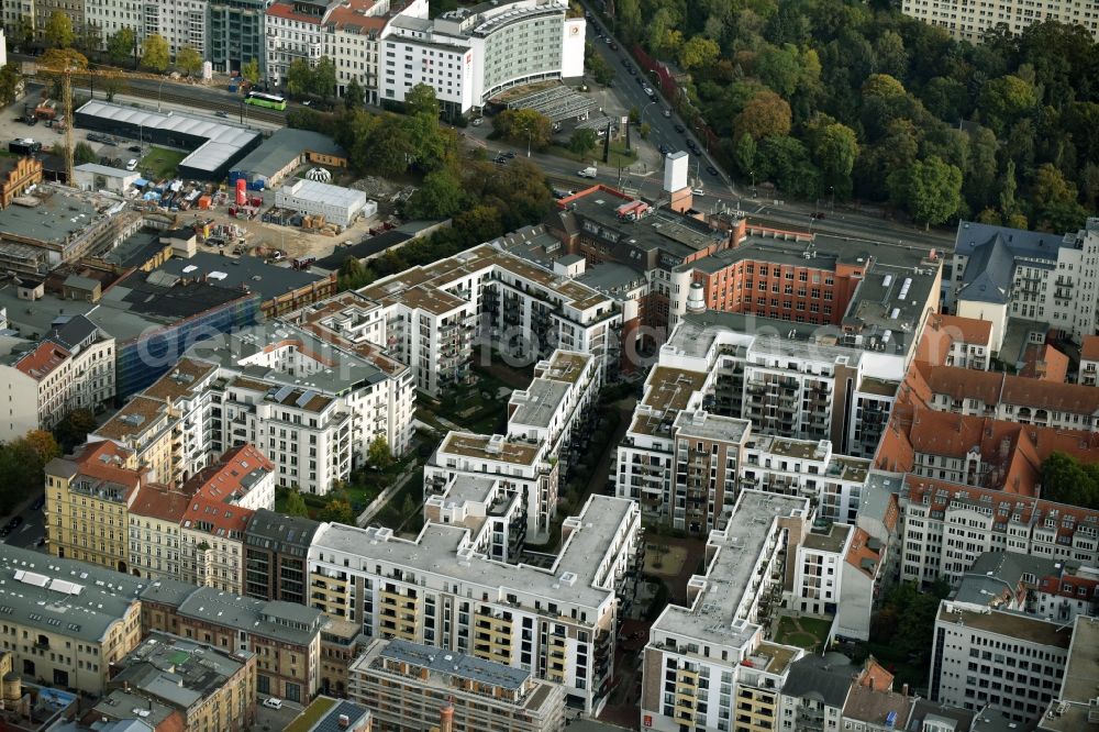 Aerial photograph Berlin - New building of the residential district La Vie in Berlin Prenzlauer Berg