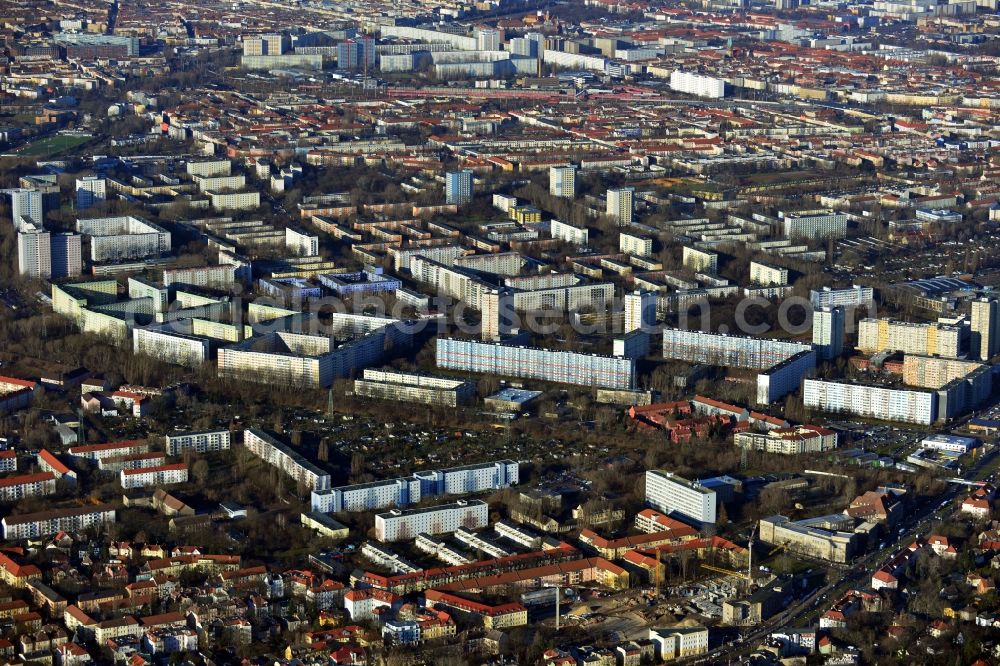 Berlin OT Karlshorst from above - View of the new construction of residential buildings in the district of Karlshorst in Berlin