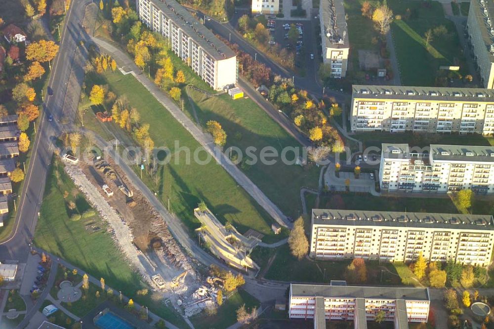 Bad Salzungen from the bird's eye view: ; Blick auf das Neubaugebiet in Bad Salzungen