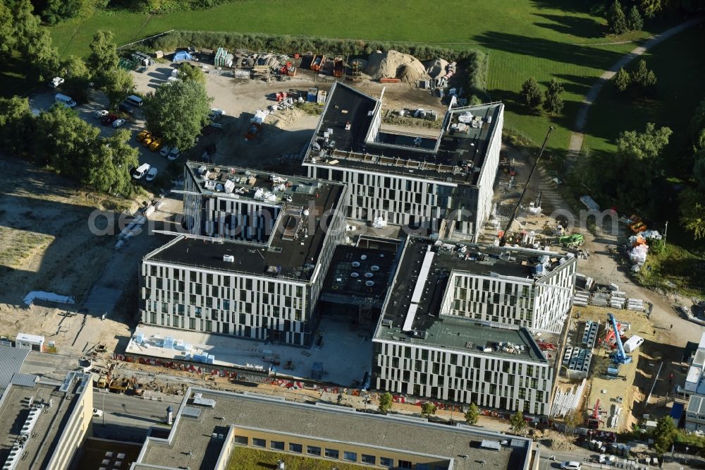 Aerial image Potsdam - View of the new construction project of the investment bank of the state Brandenburg in Potsdam