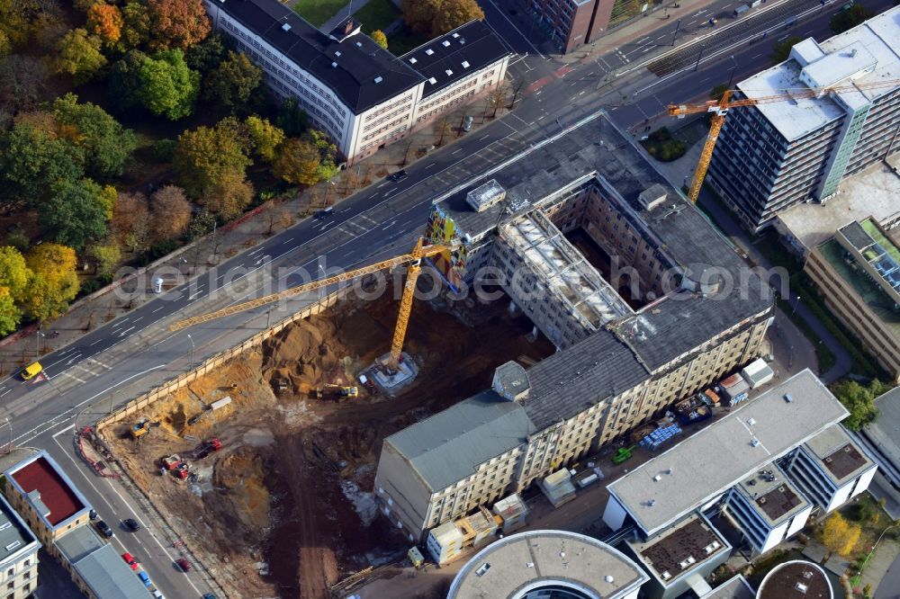 Aerial photograph Leipzig - View of the new construction project LKG Carre in Leipzig in the state of Saxony