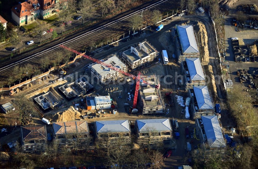 Aerial image Berlin OT Zehlendorf - View of the new construction project Seydyard Zehlendorf in Berlin