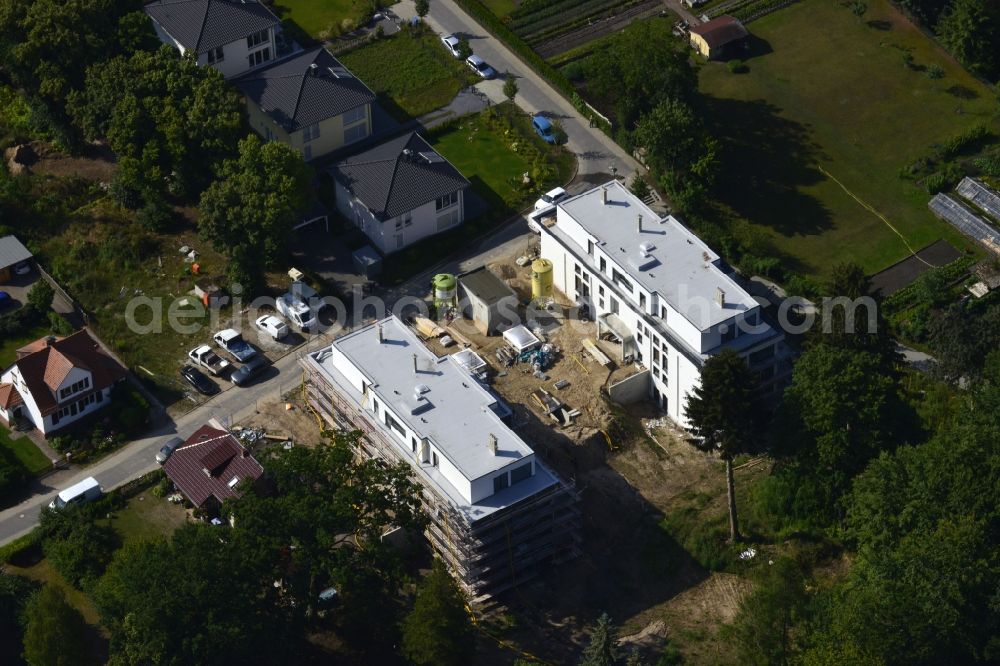 Altenhof, Schorfheide from above - View of the new construction project Sports and wellness hotel Werbellinsee in the district Altenhof in Schorfheide in the state Brandenburg