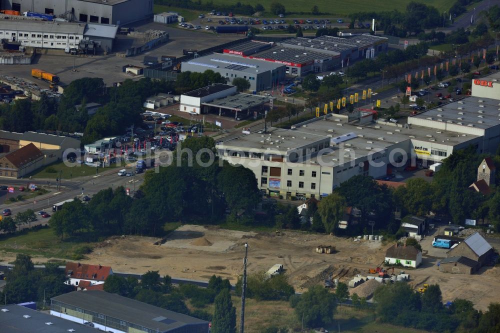 Aerial image Berlin OT Mahlsdorf - View of the new construction project Living in the old Mahlsdorf in Berlin