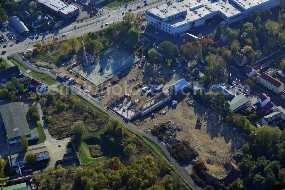 Aerial image Berlin - View of the new construction project Living in the old Mahlsdorf in Berlin