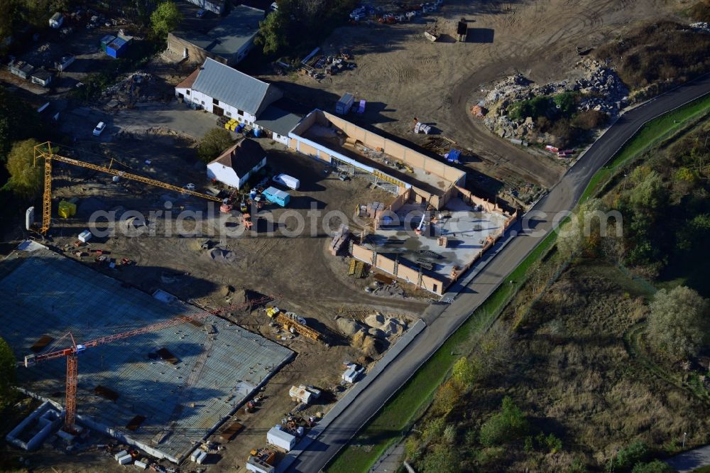 Berlin from the bird's eye view: View of the new construction project Living in the old Mahlsdorf in Berlin