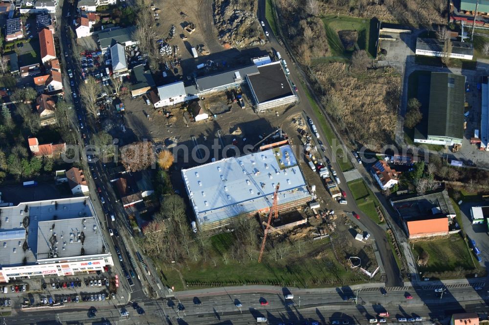 Berlin Mahlsdorf from the bird's eye view: View of the new construction project Living in the old Mahlsdorf in Berlin