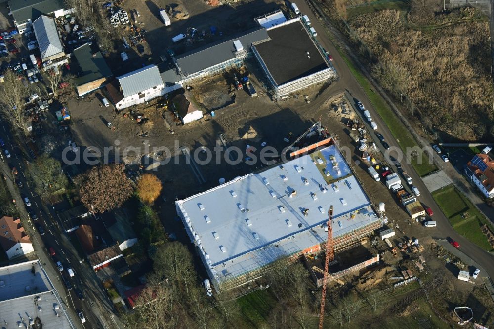 Aerial image Berlin Mahlsdorf - View of the new construction project Living in the old Mahlsdorf in Berlin