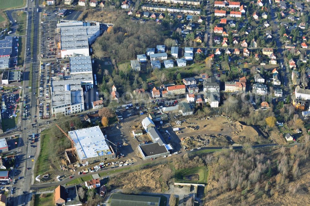 Aerial image Berlin Mahlsdorf - View of the new construction project Living in the old Mahlsdorf in Berlin