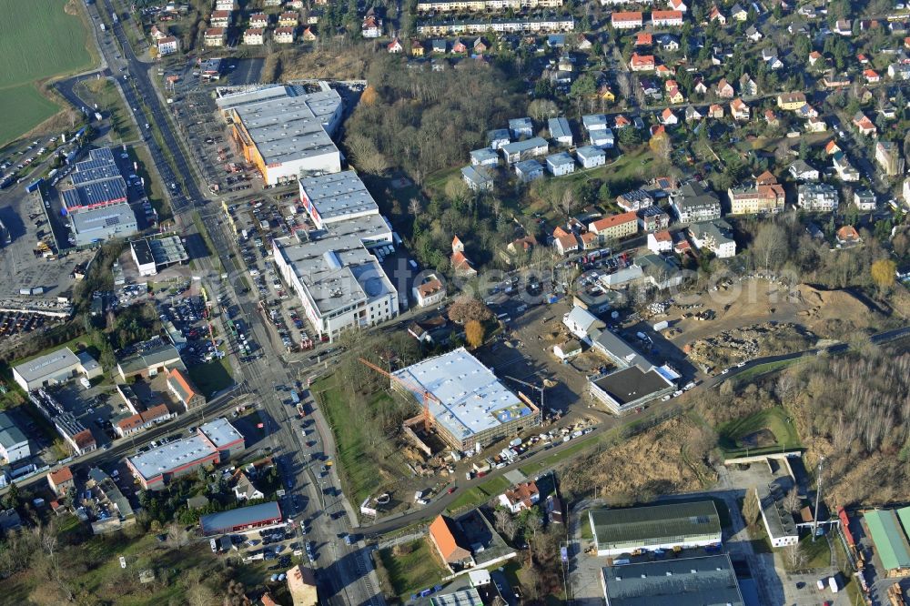 Berlin Mahlsdorf from above - View of the new construction project Living in the old Mahlsdorf in Berlin