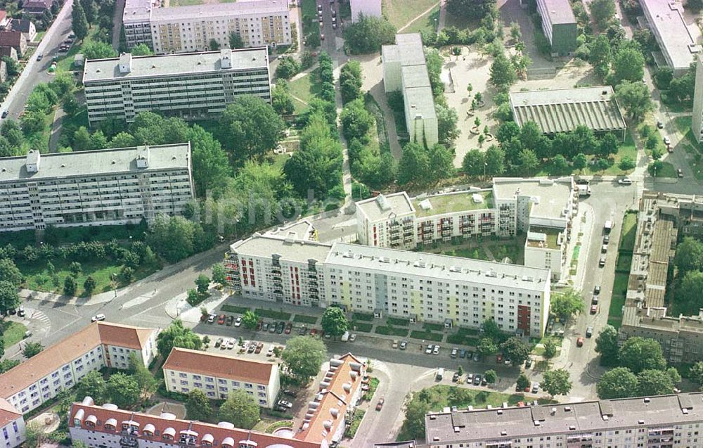 Aerial photograph Berlin-Hohenschönhausen - Neubausiedlung an der Gehrenseestraße in Berlin-Hohenschönhausen.