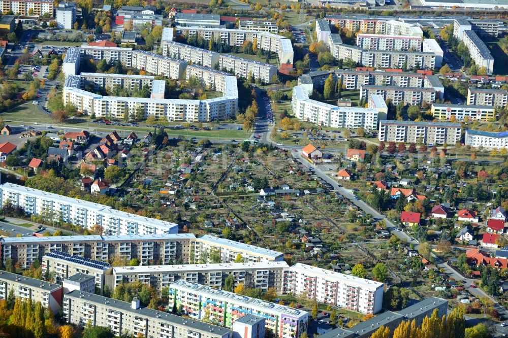 Aerial photograph Wernigerode - View of a residential area in Wernigerode in Saxony-Anhalt