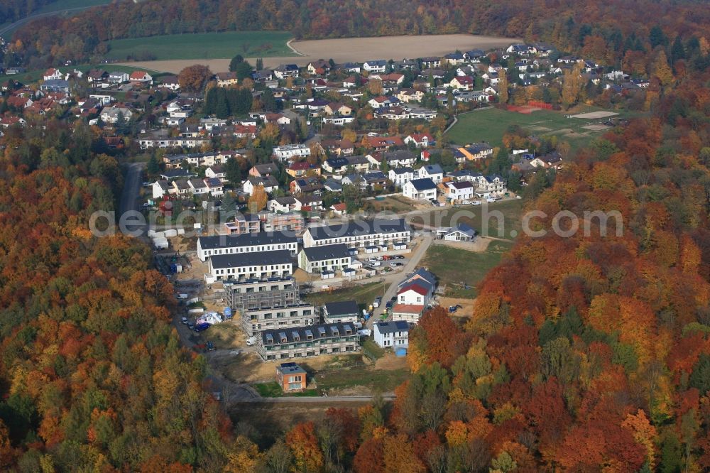 Aerial image Grenzach-Wyhlen - New buildings in the residential area Neufeld Sued in Grenzach-Wyhlen in Baden -Wuerttemberg