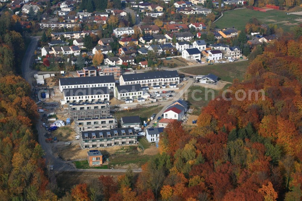 Aerial photograph Grenzach-Wyhlen - New buildings in the residential area Neufeld Sued in Grenzach-Wyhlen in Baden -Wuerttemberg