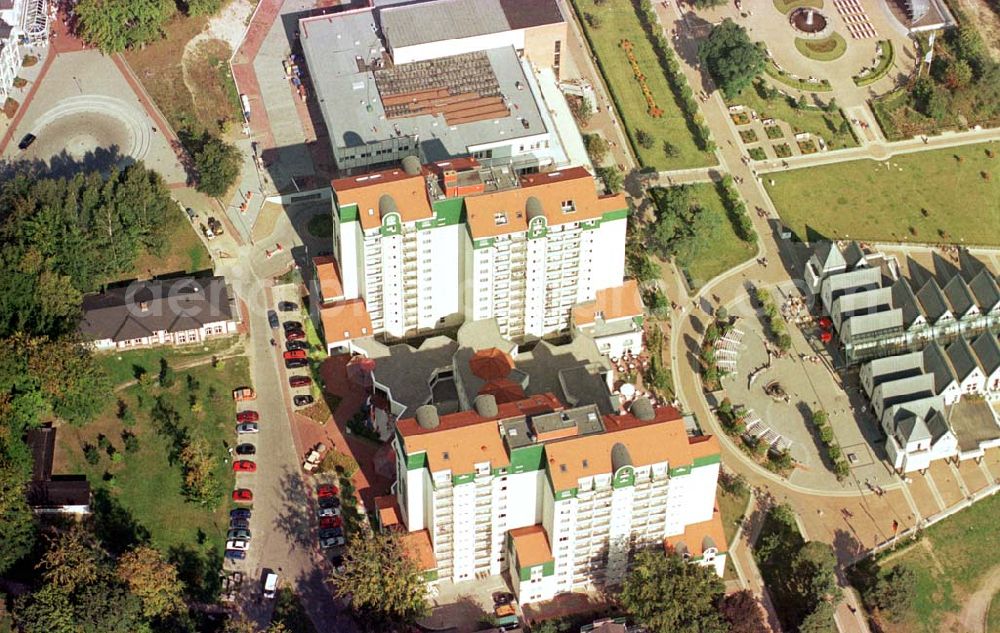 Aerial photograph Heringsdorf/ Usedom - Neue Rehaklinik in Heringsdorf.