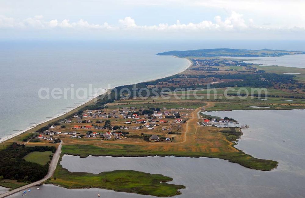 Aerial image Hiddensee (Rügen) - Neuendorf auf Hiddensee.