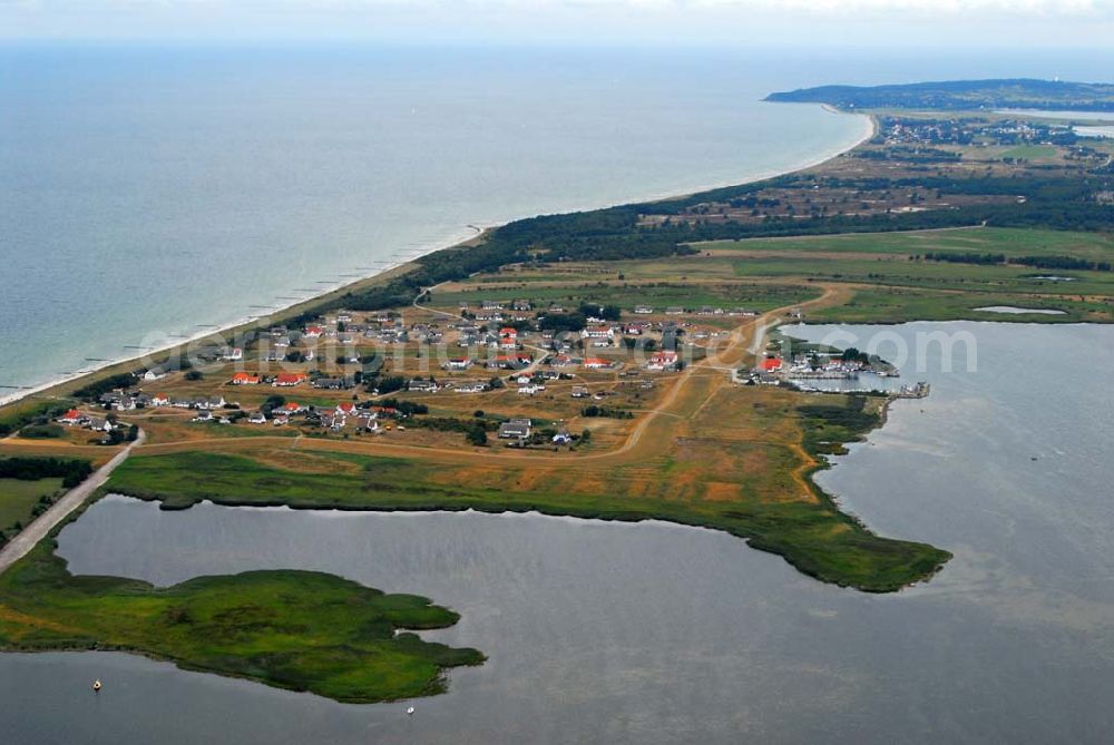 Aerial photograph Hiddensee (Rügen) - Neuendorf auf Hiddensee.