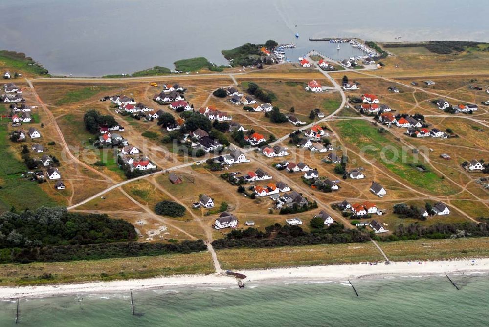 Aerial image Neuendorf auf Hiddensee - Neuendorf auf der Insel Hiddensee.