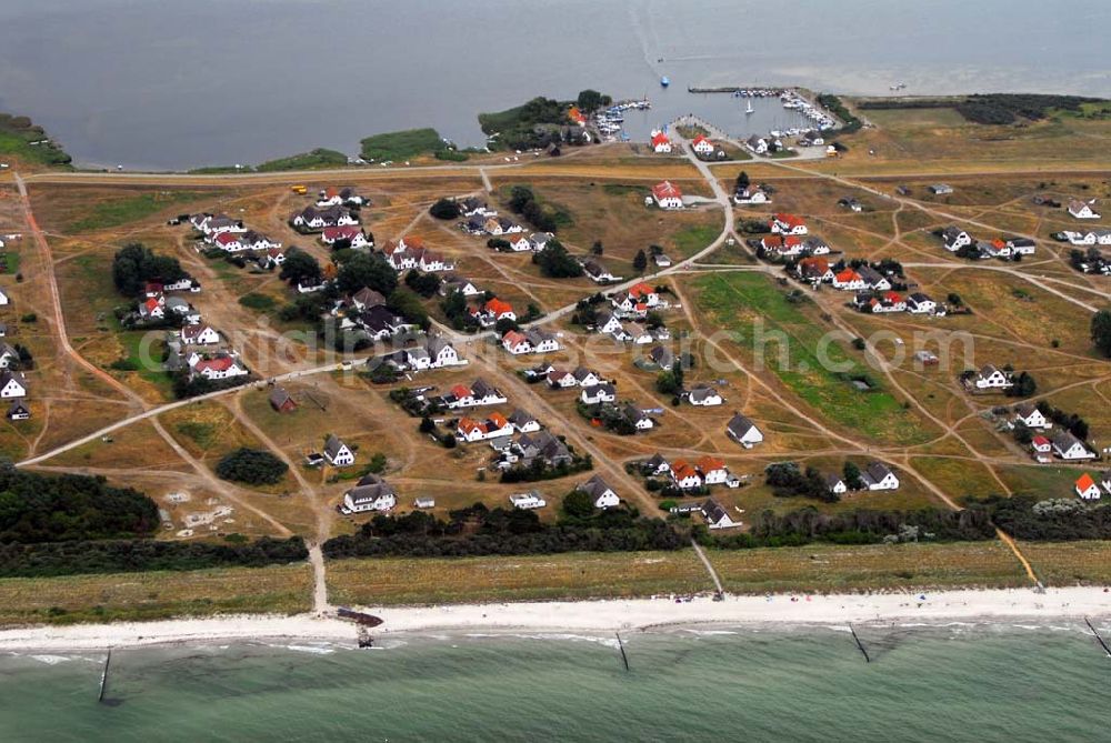 Aerial photograph Neuendorf auf Hiddensee - Neuendorf auf der Insel Hiddensee.