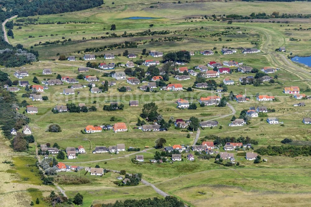 Aerial photograph Insel Hiddensee - Neuendorf on the island Hiddensee in the state Mecklenburg - Western Pomerania