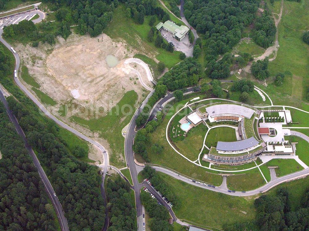 Aerial photograph Berchtesgaden - Blick auf das neuerbaute InterContinental Hotel auf dem Obersalzberg 4km von Berchtesgaden entfernt.