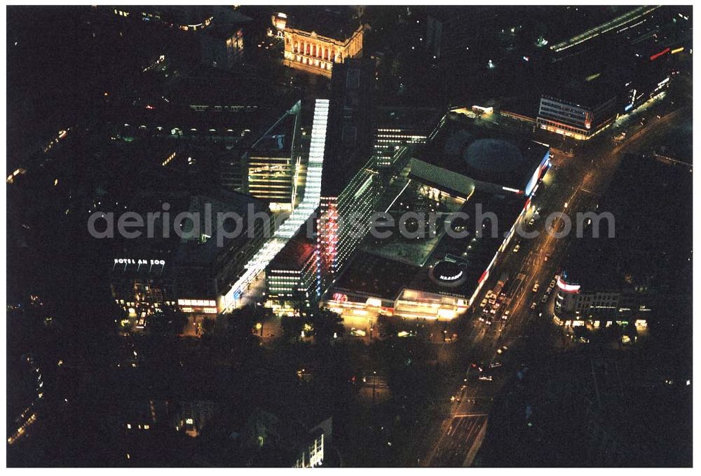 Berlin - Charlottenburg from the bird's eye view: Neuerbautes Kranzlereck am Berliner Kurfürstendamm in Berlin - Charlottenburg.