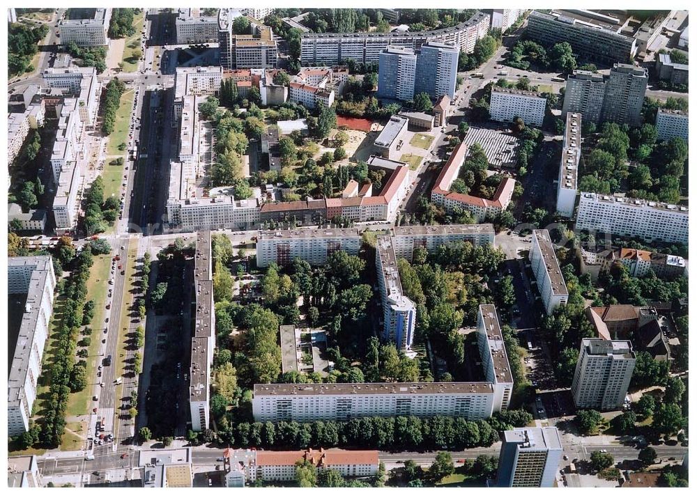 Aerial image Berlin - Friedrichshain - 