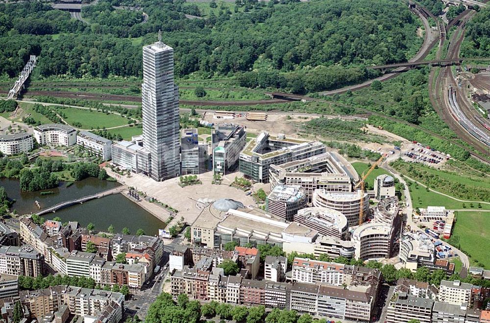 Köln from the bird's eye view: Neues Medienzentrum Köln. Ein Objekt der Hypothekenbank Essen AG Datum: 26.05.03