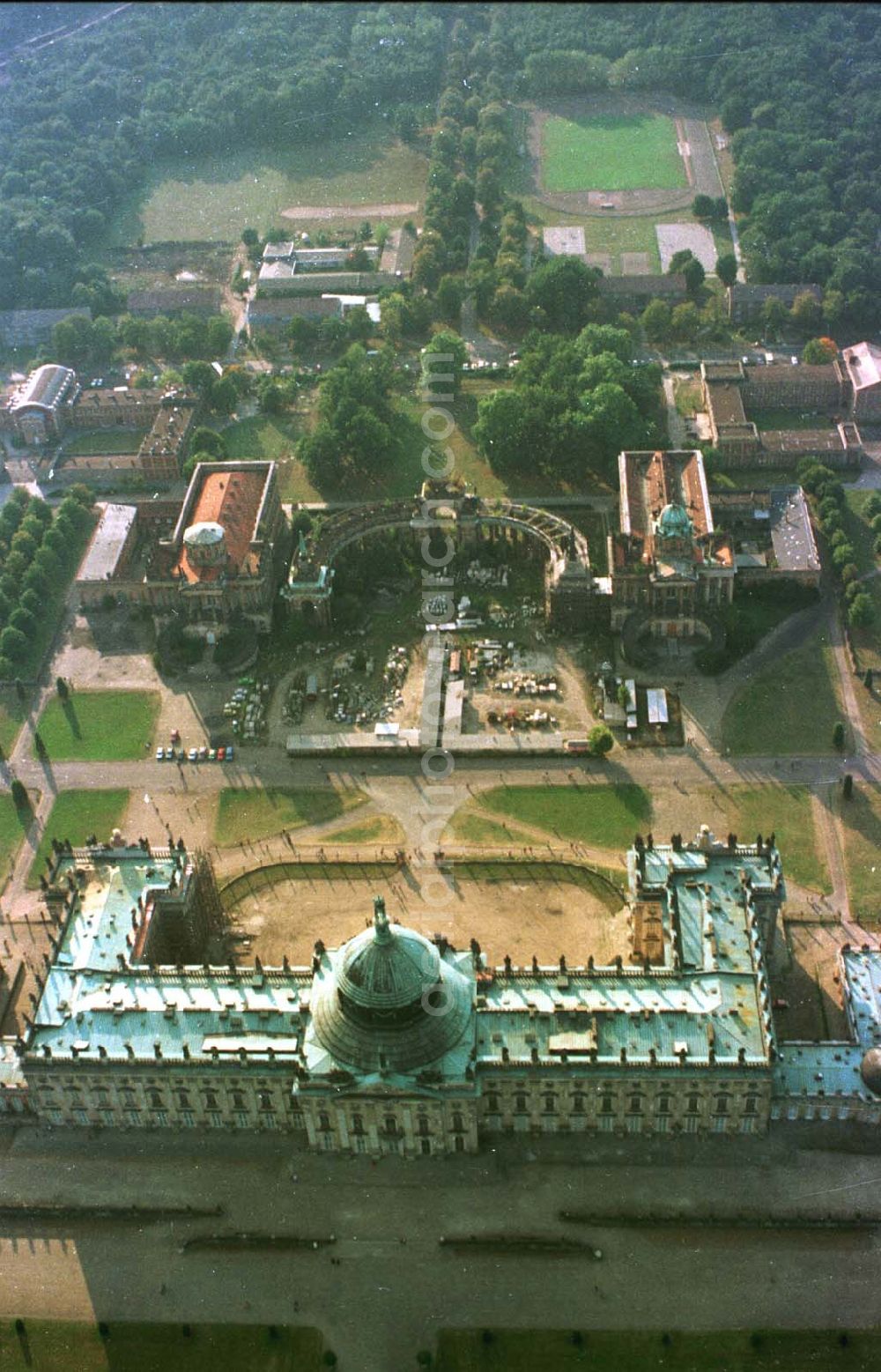 Aerial photograph Neues Palais, Potsdam - 01.10.1992 Neues Palais, Potsdam