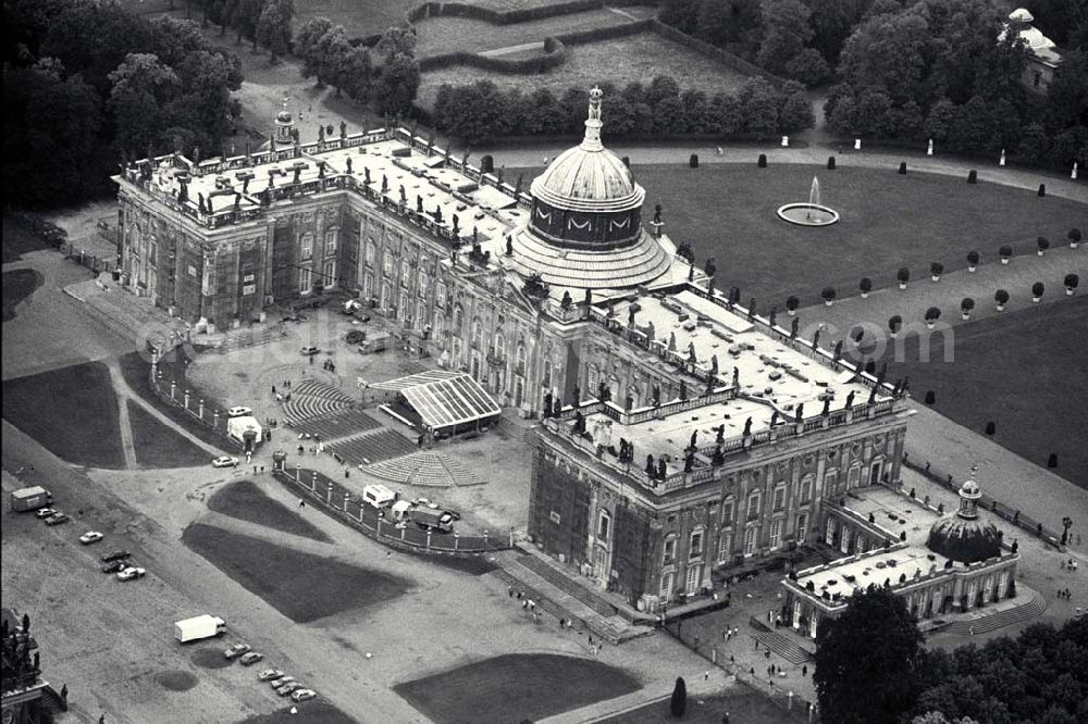 Aerial photograph Potsdam - 27.06.1993 Neues Palais, Potsdam