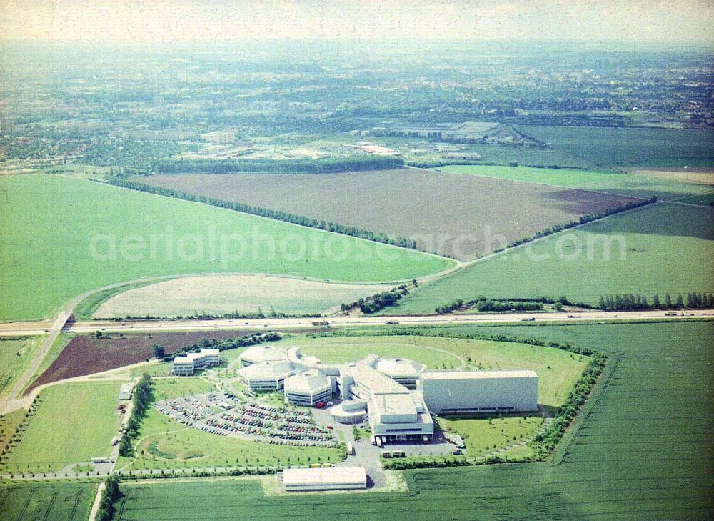 Aerial photograph Magdeburg / Sachsen - Anhalt - Neues Werk der HEXAL AG am Autobahnkreuz bei Magdeburg. HEXAL AG Zentrale, Presse- und Öffentlichkeitsarbeit,Frau Hoeren,Industriestraße 25 83607 HOLZKIRCHEN,sonja.radrich@hexal.de Tel.: 08024-9080,Fax.: 08024-908290