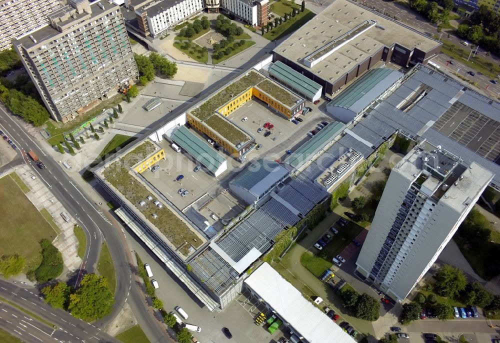 Aerial photograph Halle (Saale) OT Neustadt - View of the Neustadt Centre in Halle ( Saale ) in the state Saxony-Anhalt