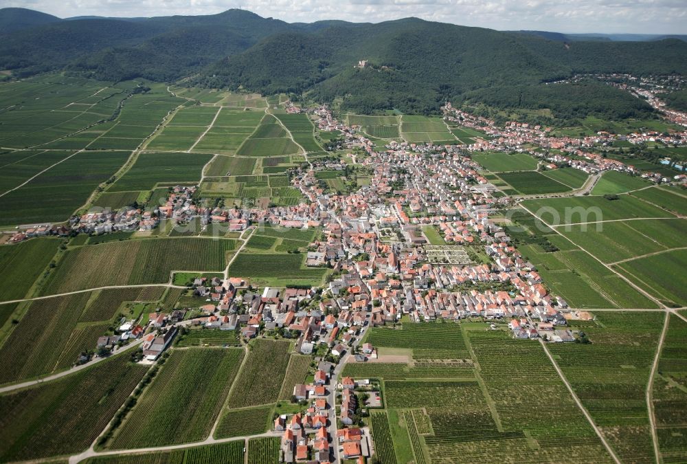 Aerial image Diedesfeld - Neustadt an der Weinstraße OT Diedesfeld in the state of Rhineland-Palatinate