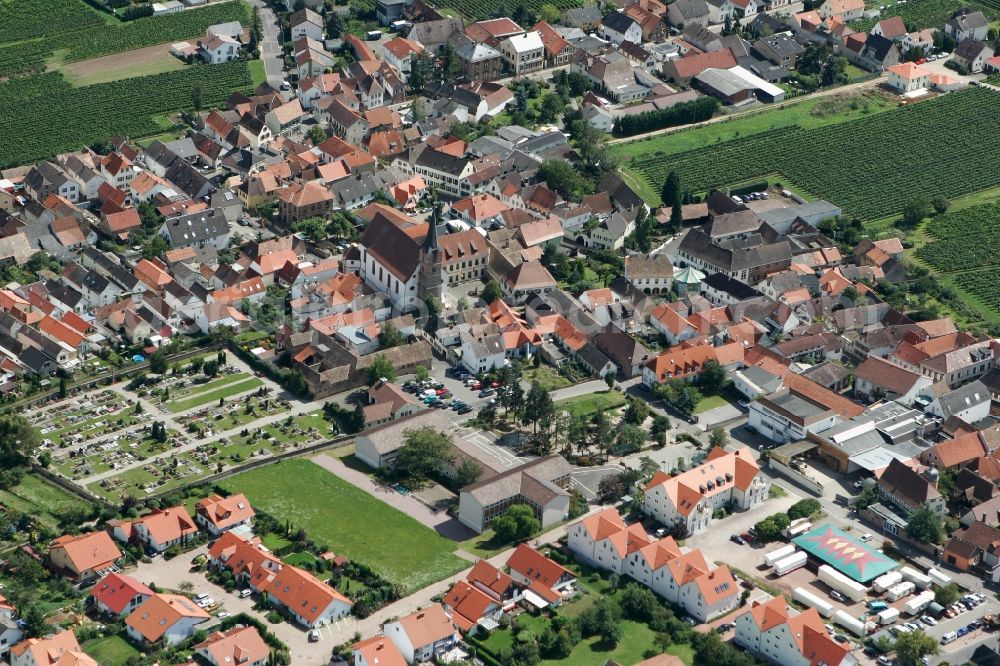 Aerial photograph Diedesfeld - Neustadt an der Weinstraße OT Diedesfeld in the state of Rhineland-Palatinate