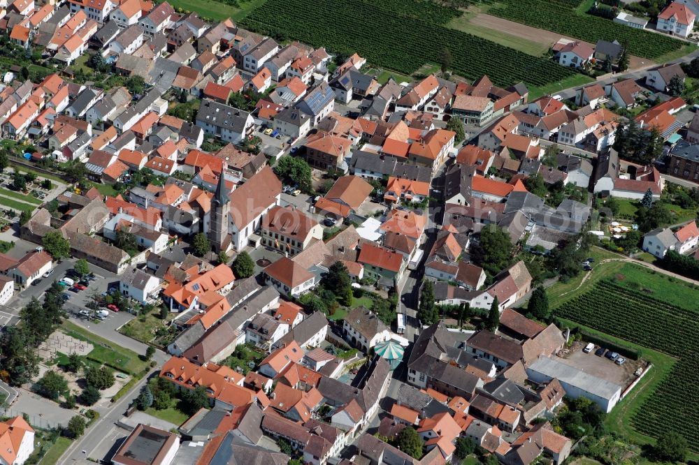 Aerial image Diedesfeld - Neustadt an der Weinstraße OT Diedesfeld in the state of Rhineland-Palatinate