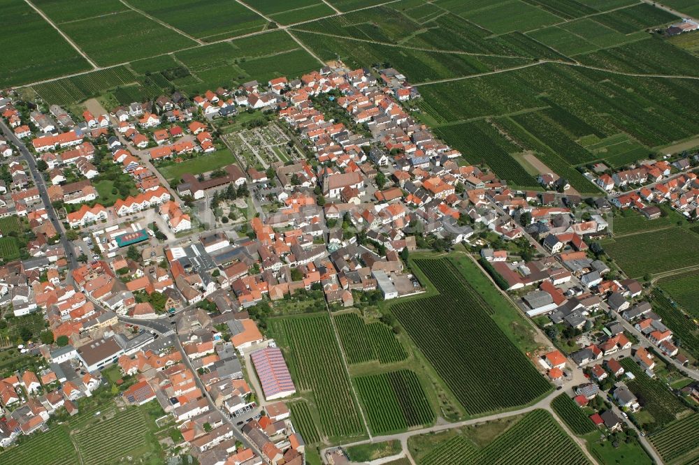 Aerial photograph Diedesfeld - Neustadt an der Weinstraße OT Diedesfeld in the state of Rhineland-Palatinate