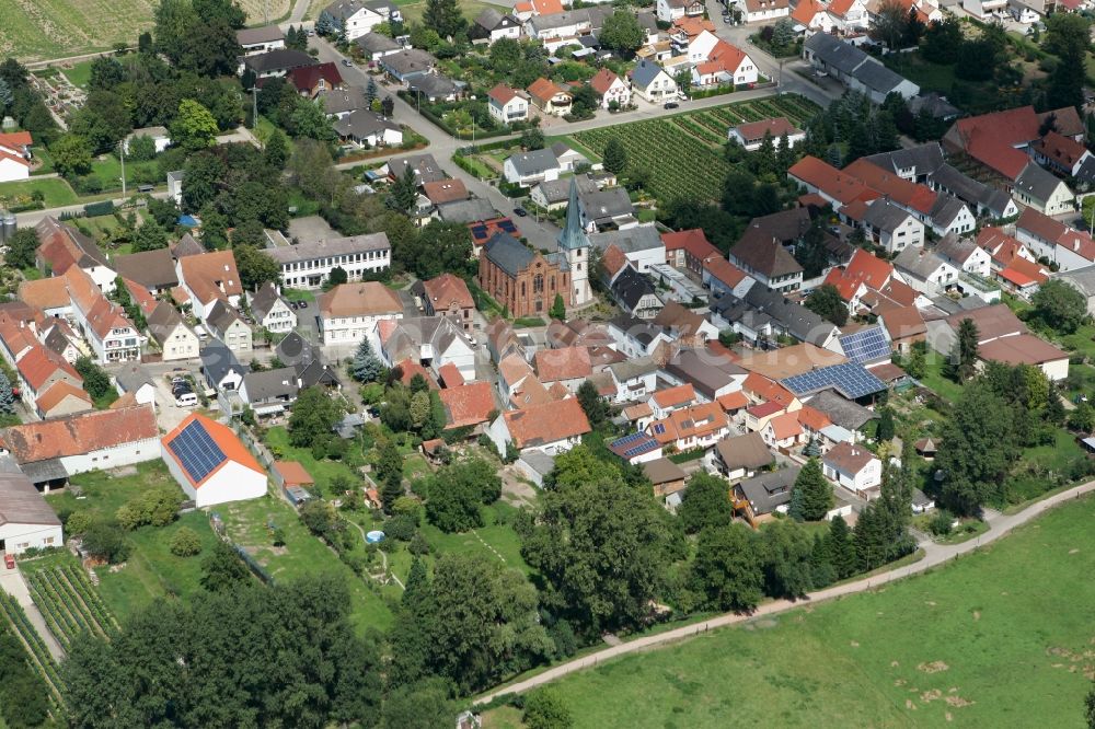 Aerial image Duttweiler - Neustadt an der Weinstraße OT Duttweiler in the state of Rhineland-Palatinate