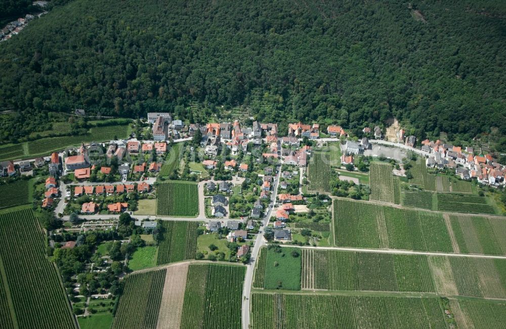 Haardt from the bird's eye view: Neustadt an der Weinstraße OT Haardt in the state of Rhineland-Palatinate