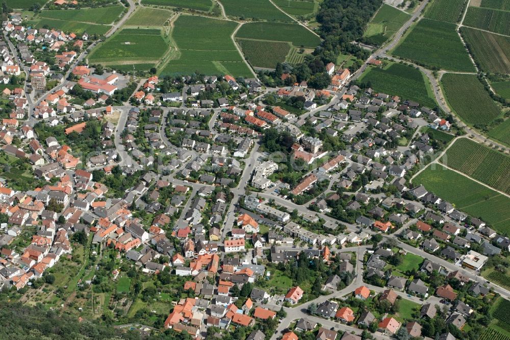 Aerial photograph Königsbach - Neustadt an der Weinstraße OT Koenigsbach in the state of Rhineland-Palatinate