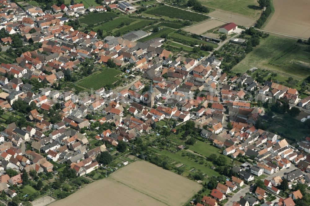 Aerial photograph Lachen-Speyerdorf - Neustadt an der Weinstraße OT Lachen-Speyerdorf in the state of Rhineland-Palatinate