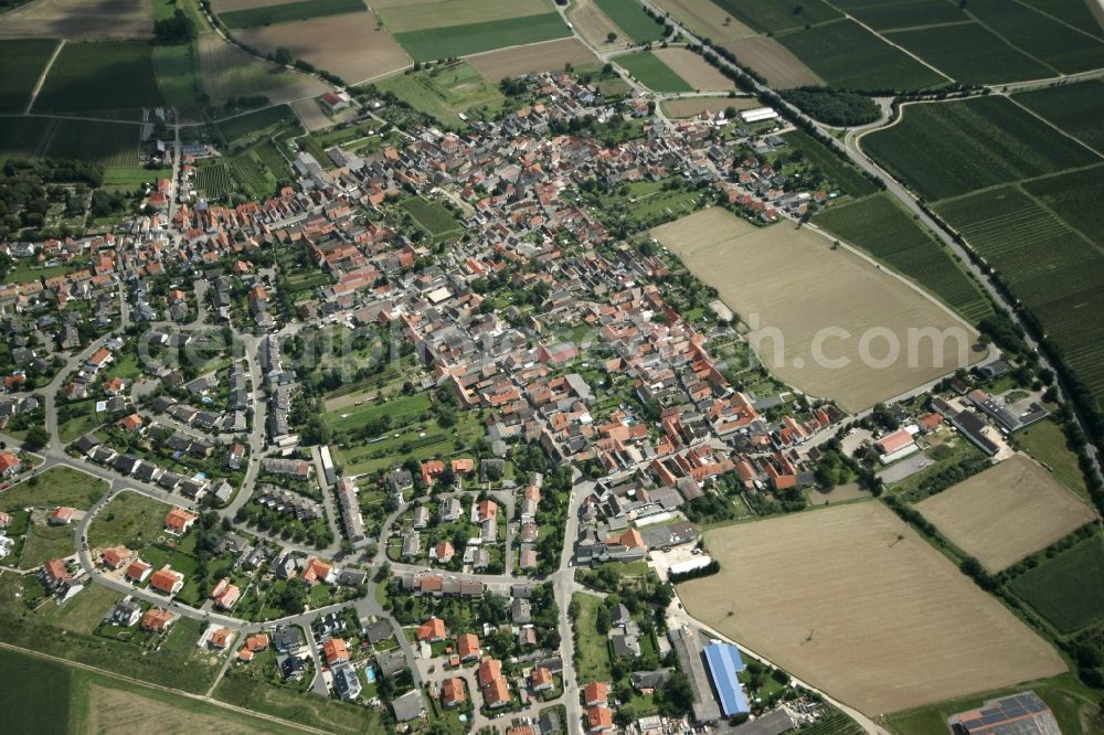 Aerial photograph Lachen-Speyerdorf - Neustadt an der Weinstraße OT Lachen-Speyerdorf in the state of Rhineland-Palatinate