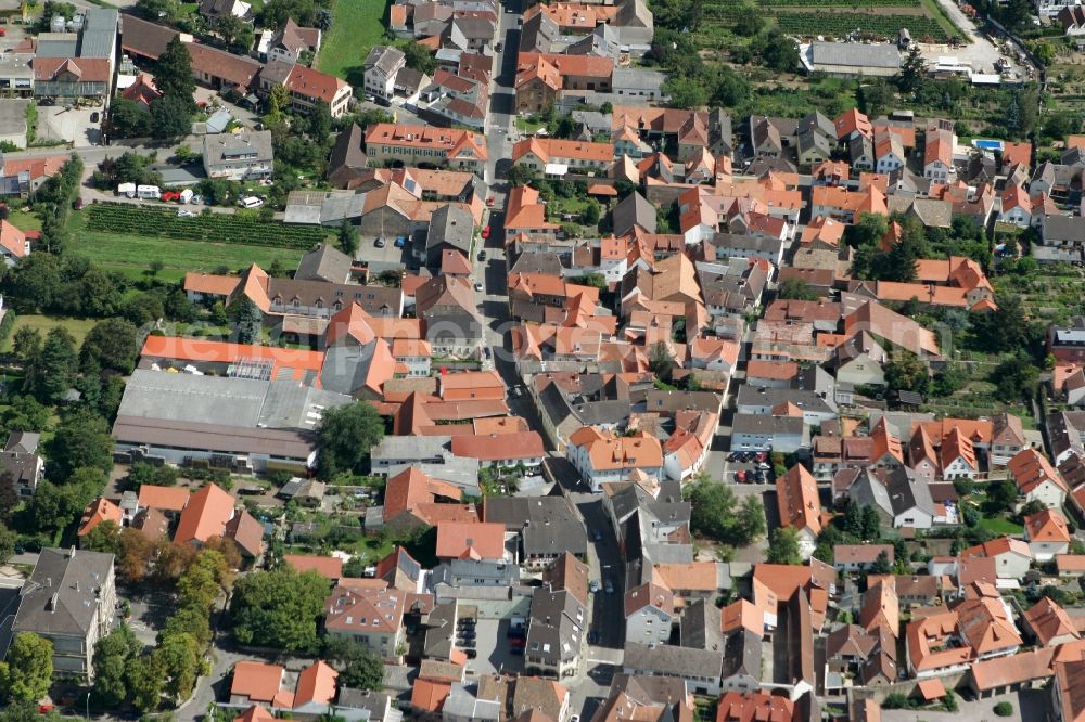 Mußbach from the bird's eye view: Neustadt an der Weinstraße OT Mussbach in the state of Rhineland-Palatinate