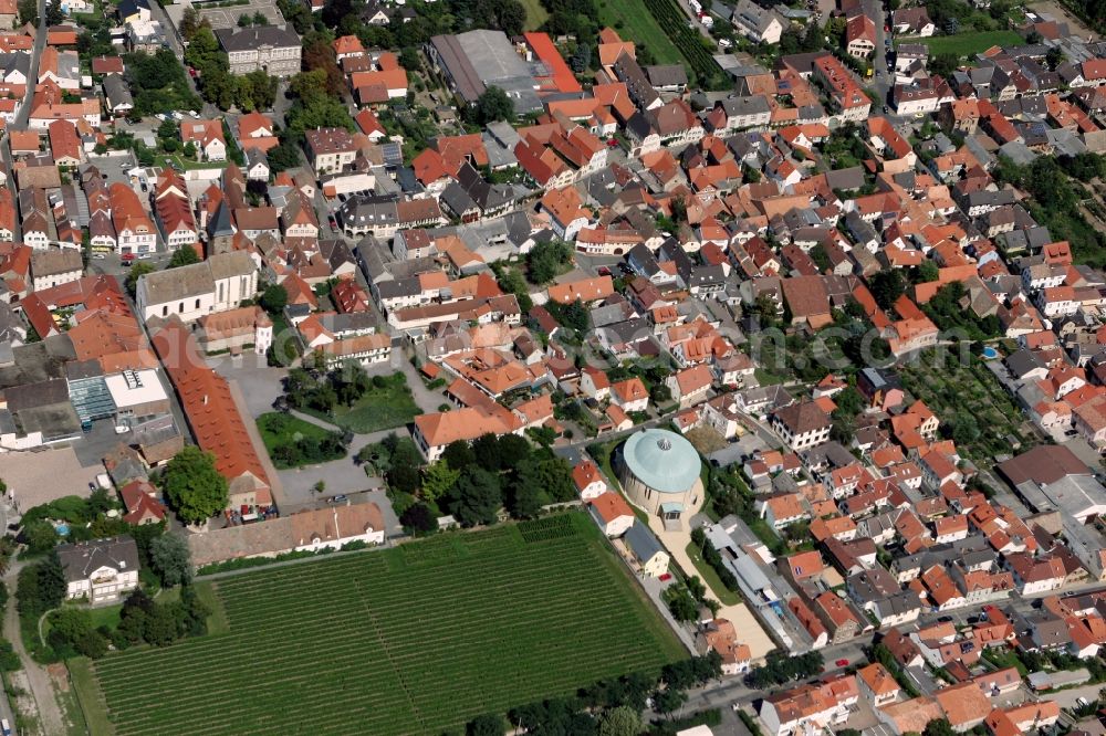 Mußbach from the bird's eye view: Neustadt an der Weinstraße OT Mussbach in the state of Rhineland-Palatinate