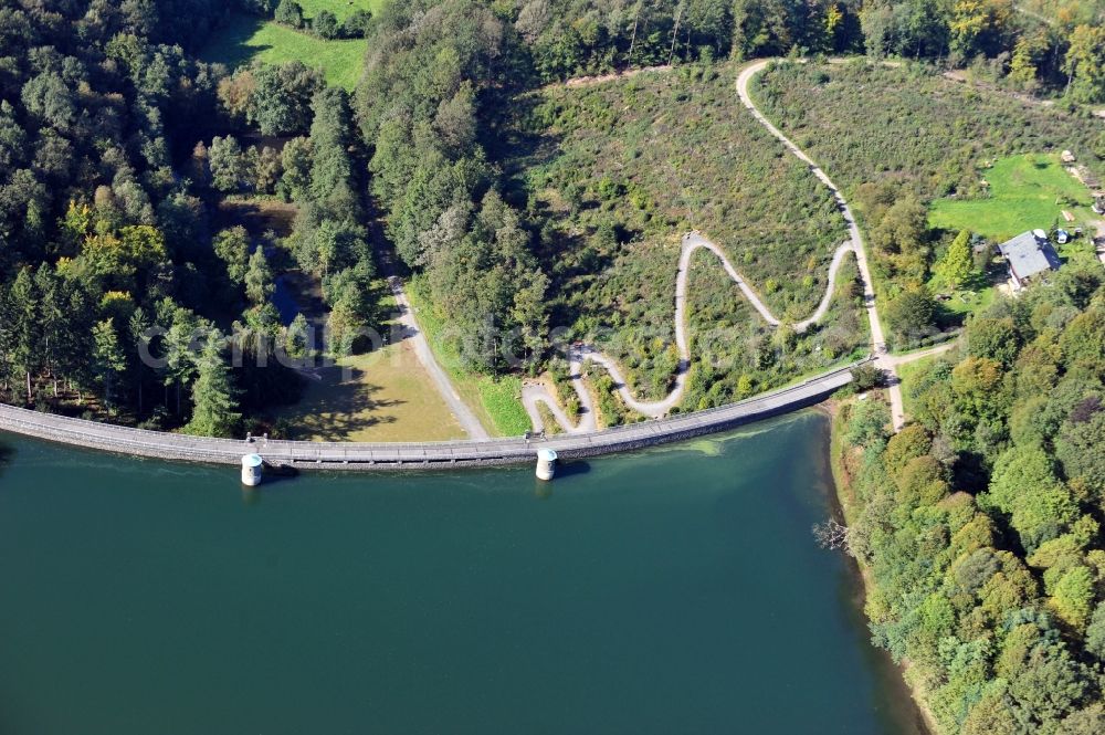 Aerial image Wipperfürth - View of Neyetalsperre in Wipperfuerth in the state North Rhine-Westphalia