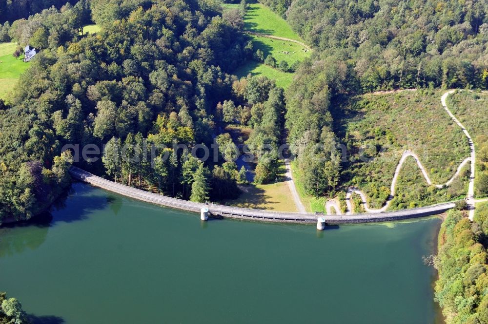 Aerial photograph Wipperfürth - View of Neyetalsperre in Wipperfuerth in the state North Rhine-Westphalia