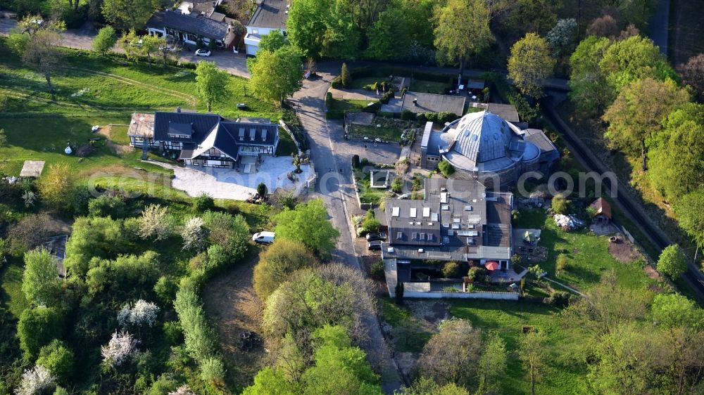 Königswinter from the bird's eye view: Nibelungenhalle in Koenigswinter in the state North Rhine-Westphalia, Germany