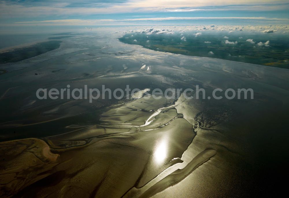 Aerial image Norderney - View of the Lower Saxony Wadden Sea National Park of the same name at Norderney. He is a UNESCO World Heritage Site