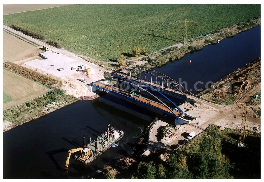 Niegripp / Sachsen-Anhalt from above - 